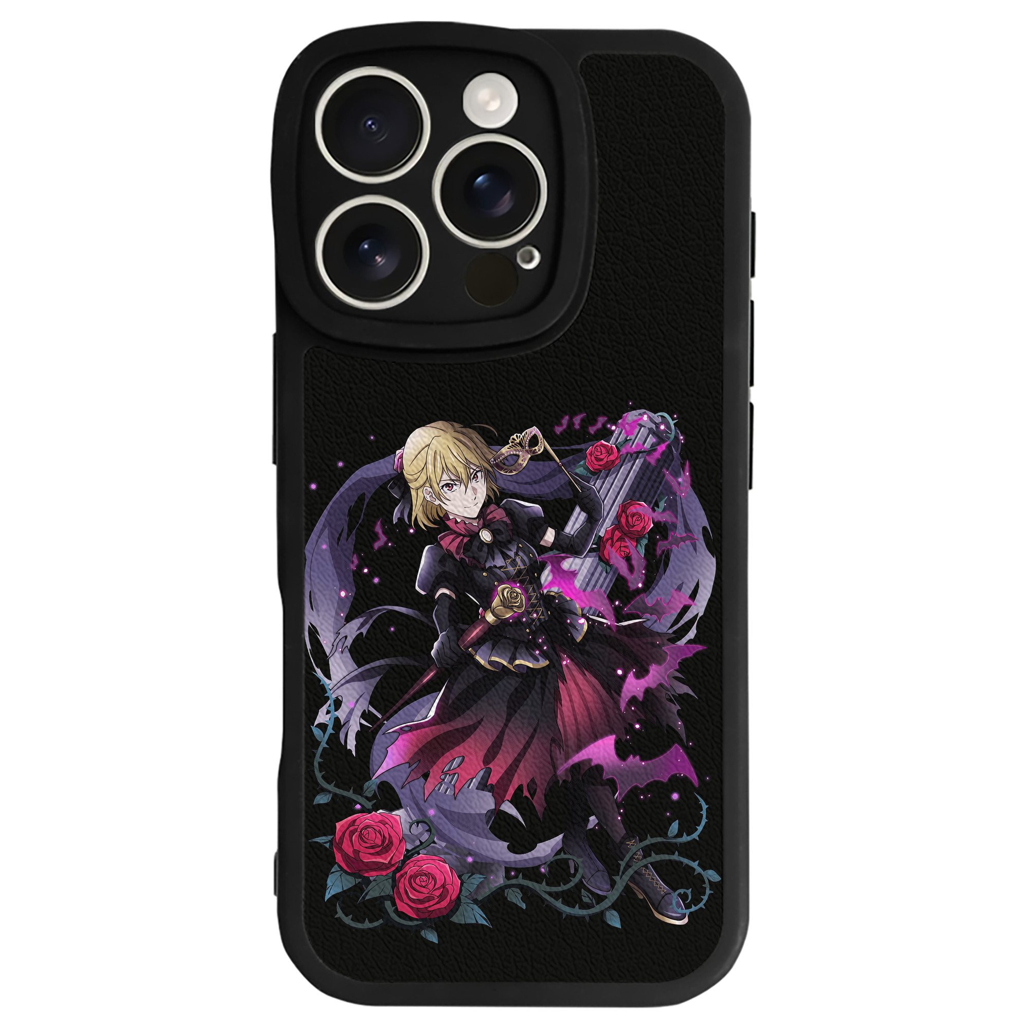 （画像用） 文豪ストレイドッグス Bungo Stray Dogs 【iPhone 16シリーズ対応】シリコンスマホケース（レザー調） 材質：シリコン